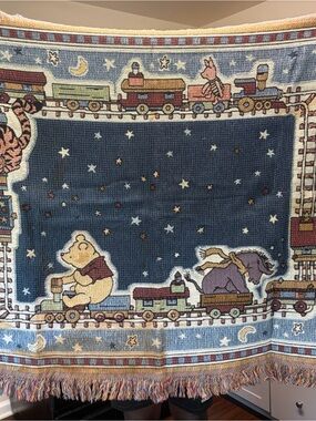 Disney Winnie the Pooh Tapestry Blanket